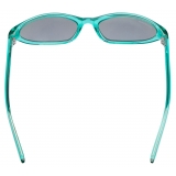 Balenciaga - Occhiali da Sole Neo Oval 2.0 da Donna - Verde - Occhiali da Sole - Balenciaga Eyewear