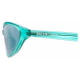 Balenciaga - Occhiali da Sole Neo Oval 2.0 da Donna - Verde - Occhiali da Sole - Balenciaga Eyewear