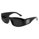 Balenciaga - Occhiali da Sole Signature Square AF da Donna - Nero - Occhiali da Sole - Balenciaga Eyewear