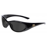 Balenciaga - Occhiali da Sole Sporty B Round AF - Nero - Occhiali da Sole - Balenciaga Eyewear