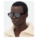 Bottega Veneta - Occhiali da Sole Soft Aviator - Havana Grigio - Occhiali da Sole - Bottega Veneta Eyewear