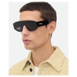 Bottega Veneta - Ultrathin Shield Sunglasses - Black Grey - Sunglasses - Bottega Veneta Eyewear