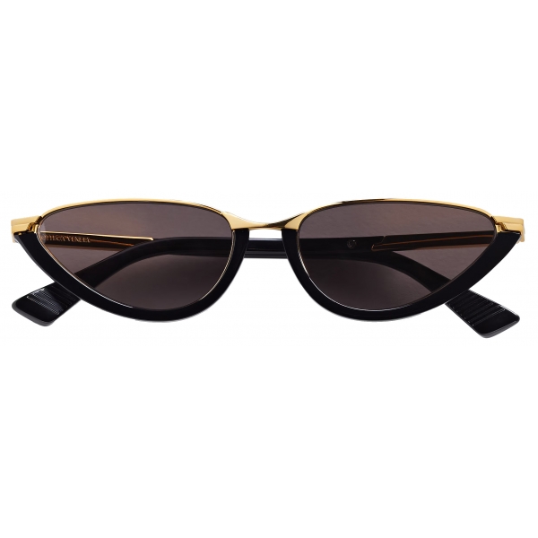 Bottega Veneta - Classic Cat Eye Sunglasses - Black Grey - Sunglasses - Bottega Veneta Eyewear