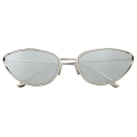 Bottega Veneta - Occhiali da Sole Cat-Eye Knot - Argento - Occhiali da Sole - Bottega Veneta Eyewear