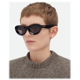 Bottega Veneta - Sharp Cat Eye Sunglasses - Black Grey - Sunglasses - Bottega Veneta Eyewear