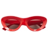 Bottega Veneta - Sharp Cat Eye Sunglasses - Red Grey - Sunglasses - Bottega Veneta Eyewear