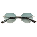 Bottega Veneta - Occhiali da Sole Glaze - Argento Verde - Occhiali da Sole - Bottega Veneta Eyewear