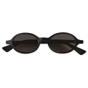 Bottega Veneta - Classic Oval Sunglasses - Black Grey - Sunglasses - Bottega Veneta Eyewear