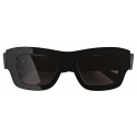 Bottega Veneta - Ultrathin Square Sunglasses - Black Grey - Sunglasses - Bottega Veneta Eyewear