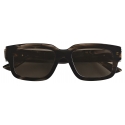 Bottega Veneta - Ultrathin Square Sunglasses - Black Grey - Sunglasses - Bottega Veneta Eyewear