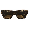 Bottega Veneta - Occhiali da Sole Quadrati Ultrathin - Havana Marrone - Occhiali da Sole - Bottega Veneta Eyewear