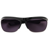 Bottega Veneta - Speed Rectangular Sunglasses - Black Grey - Sunglasses - Bottega Veneta Eyewear