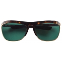 Bottega Veneta - Speed Rectangular Sunglasses - Havana Green - Sunglasses - Bottega Veneta Eyewear