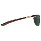 Bottega Veneta - Speed Rectangular Sunglasses - Havana Green - Sunglasses - Bottega Veneta Eyewear