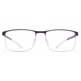 Mykita - Xander - NO1 - Argento Viola Scuro  - Metal Glasses - Occhiali da Vista - Mykita Eyewear