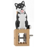 Jekca - Shiba Inu - Automata (Black) - Lego - Sculpture - Construction - 4D - Brick Animals - Toys