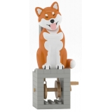 Jekca - Shiba Inu - Automata (Yellow) - Lego - Sculpture - Construction - 4D - Brick Animals - Toys