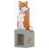 Jekca - Shiba Inu - Automata (Yellow) - Lego - Sculpture - Construction - 4D - Brick Animals - Toys