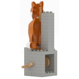 Jekca - Shiba Inu - Automata (Yellow) - Lego - Sculpture - Construction - 4D - Brick Animals - Toys