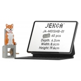 Jekca - Shiba Inu - Automata (Yellow) - Lego - Sculpture - Construction - 4D - Brick Animals - Toys