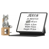 Jekca - Grey Tabby Cat - Automata - Lego - Sculpture - Construction - 4D - Brick Animals - Toys