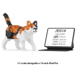 Jekca - Calico Cat Mini 01 - Big - Lego - Sculpture - Construction - 4D - Brick Animals - Toys