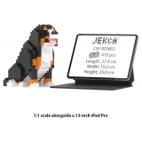 Jekca - Bernese Mountain Dog Mini 01 - Big - Lego - Scultura - Costruzione - 4D - Animali di Mattoncini - Toys