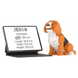 Jekca - Beagle Mini 01 - Big - Lego - Scultura - Costruzione - 4D - Animali di Mattoncini - Toys