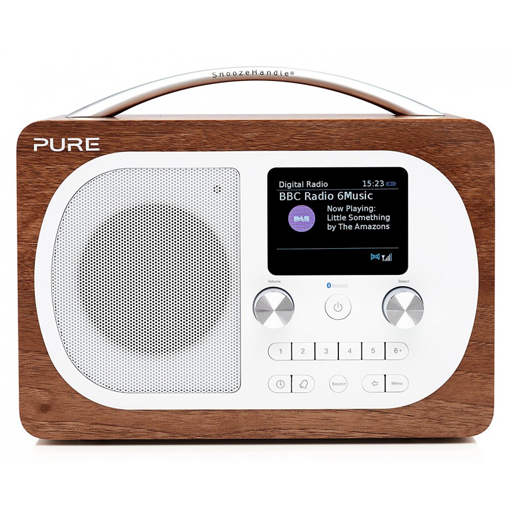 Pure - Evoke H4 - Noce - Radio Portatile DAB / DAB + Radio FM con Bluetooth  - Radio Digitale di Alta Qualità - Avvenice