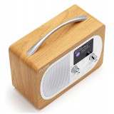 Pure - Evoke H4 - Oak - Portable DAB/DAB+ and FM Radio with Bluetooth - High Quality Digital Radio
