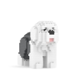 Jekca - Old English Sheepdog Mini 01 - Big - Lego - Sculpture - Construction - 4D - Brick Animals - Toys