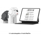 Jekca - Old English Sheepdog Mini 01 - Big - Lego - Sculpture - Construction - 4D - Brick Animals - Toys