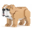 Jekca - English Bulldog Mini 01 - Big - Lego - Sculpture - Construction - 4D - Brick Animals - Toys