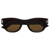 Yves Saint Laurent - Occhiali da Sole SL 761 - Avana Scura e Marrone - Saint Laurent Eyewear