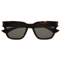 Yves Saint Laurent - SL 790 - Dark Havana, Crystal, Silver and Grey - Sunglasses - Saint Laurent Eyewear