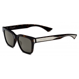 Yves Saint Laurent - Occhiali da Sole SL 790 - Avana Scuro, Cristallo, Argento e Grigio - Saint Laurent Eyewear