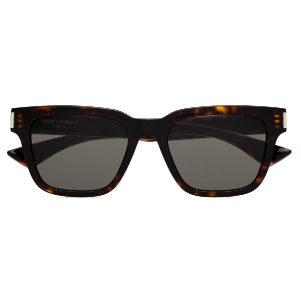 Yves Saint Laurent - SL 790/F - Dark Havana, Crystal, Silver and Grey - Sunglasses - Saint Laurent Eyewear