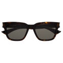 Yves Saint Laurent - Occhiali da Sole SL 790/F - Avana Scuro, Cristallo, Argento e Grigio - Saint Laurent Eyewear