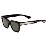 Yves Saint Laurent - Occhiali da Sole SL 790/F - Avana Scuro, Cristallo, Argento e Grigio - Saint Laurent Eyewear