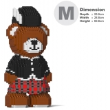 Jekca - JEKCA Bear (Scottish) 01 - Big - Lego - Scultura - Costruzione - 4D - Animali di Mattoncini - Toys