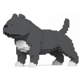 Jekca - American Bully 01-M03 - Big - Lego - Sculpture - Construction - 4D - Brick Animals - Toys