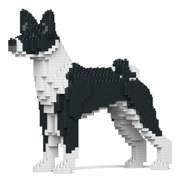 Jekca - Basenji 01-M02 - Big - Lego - Sculpture - Construction - 4D - Brick Animals - Toys