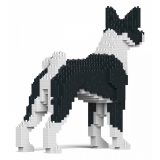 Jekca - Basenji 01-M02 - Big - Lego - Scultura - Costruzione - 4D - Animali di Mattoncini - Toys