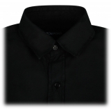 Tom Ford - Camicia in Seta Nera con Colletto a Punta - Tom Ford Exclusive Luxury Collection