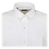 Tom Ford - Camicia Bianca in Lyocell a Maniche Lunghe - Tom Ford Exclusive Luxury Collection