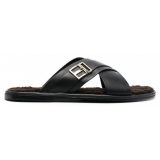 Tom Ford - Black Leather Slippers - Tom Ford Exclusive Luxury Collection