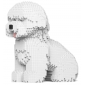 Jekca - Bichon Frise 03 - Big - Lego - Scultura - Costruzione - 4D - Animali di Mattoncini - Toys