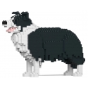 Jekca - Border Collie 01-M01 - Big - Lego - Sculpture - Construction - 4D - Brick Animals - Toys