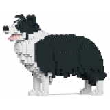 Jekca - Border Collie 01-M01 - Big - Lego - Scultura - Costruzione - 4D - Animali di Mattoncini - Toys