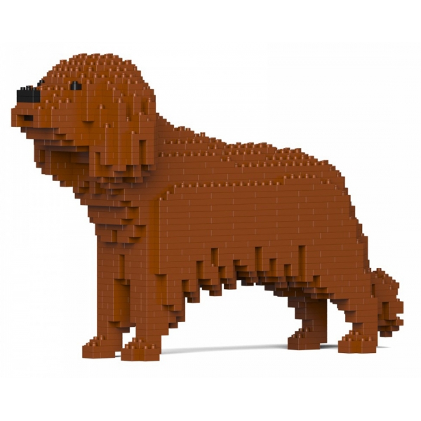 Jekca - Cavalier King Charles Spaniel 01-M05 - Big - Lego - Scultura - Costruzione - 4D - Animali di Mattoncini - Toys